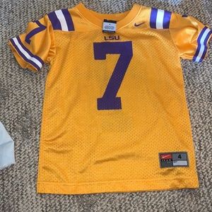 Kids Nike LSU number 7 jersey